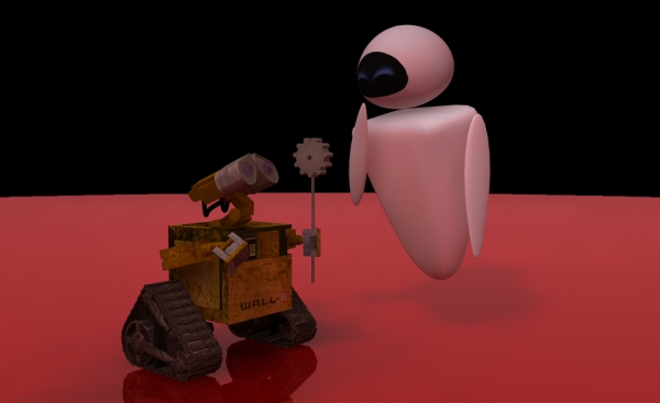 Creation of Wall-E & Eva: Step 21